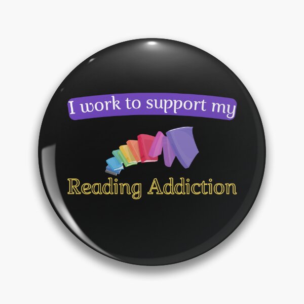 Item preview,  I work to support my Reading Addiction designed and sold by yassminishop.