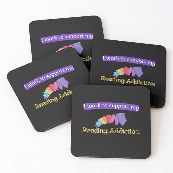 Item preview,  I work to support my Reading Addiction designed and sold by yassminishop.