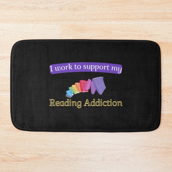 Item preview,  I work to support my Reading Addiction designed and sold by yassminishop.