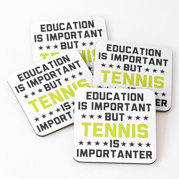 Item preview, Education Is Important But Tennis Is Importanter designed and sold by Adel Qasem.