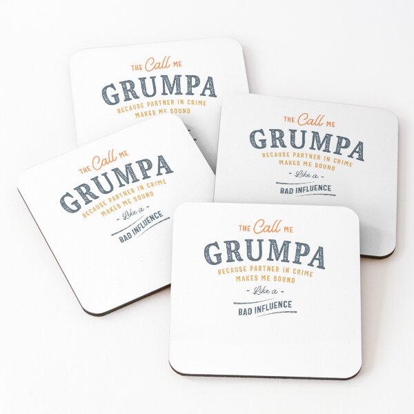 Item preview, Mens They Call Me Grumpa Because Partner In Crime Funny designed and sold by cidolopez.