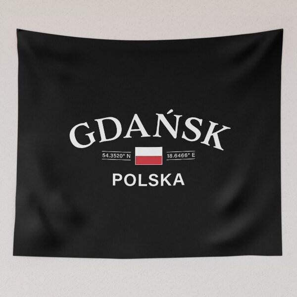 Item preview, Gdansk Polska (Poland) Polish Coordinates designed and sold by HakeDesign.