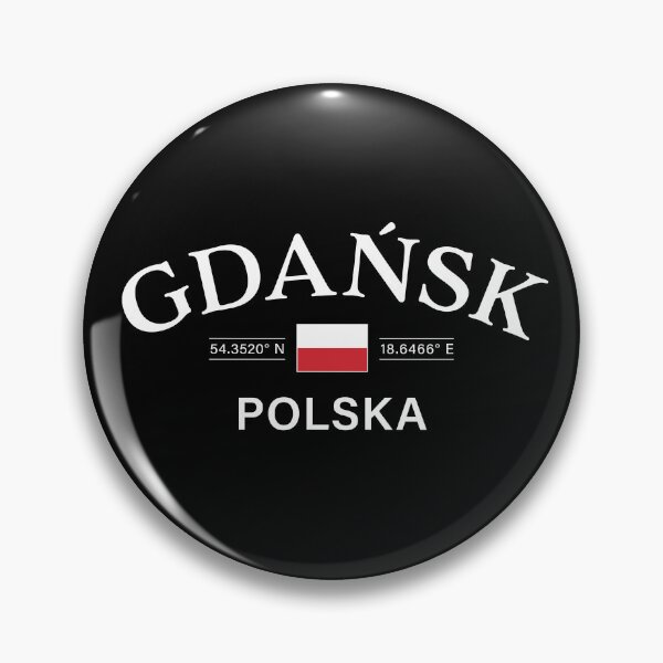 Item preview, Gdansk Polska (Poland) Polish Coordinates designed and sold by HakeDesign.