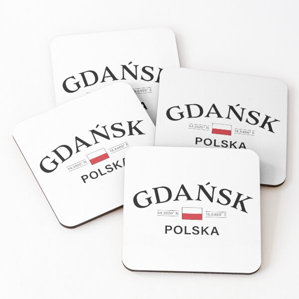 Item preview, Gdansk Polska (Poland) Polish Coordinates designed and sold by HakeDesign.