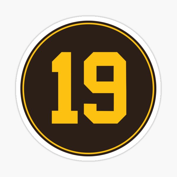 Item preview, San Diego Padres Retired Number "Tony Gwynn" designed and sold by MLBDESIGNSTUDIO.