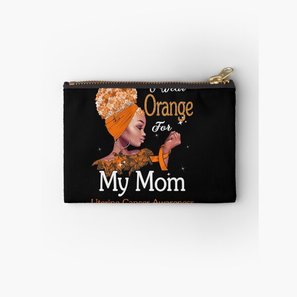Item preview, Uterine Cancer Awareness Black Girl I Wear Orange For My Mom designed and sold by tenjun16.