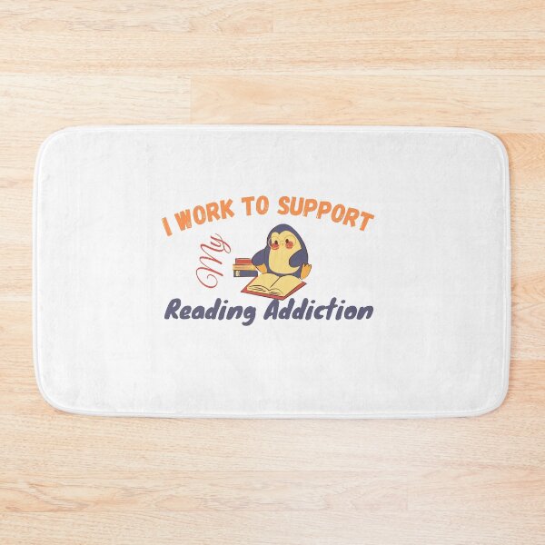Item preview,  I work to support my Reading Addiction designed and sold by yassminishop.