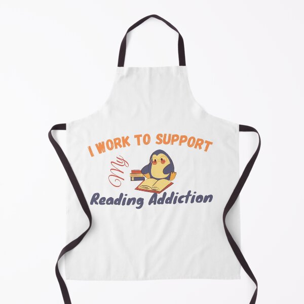 Item preview,  I work to support my Reading Addiction designed and sold by yassminishop.