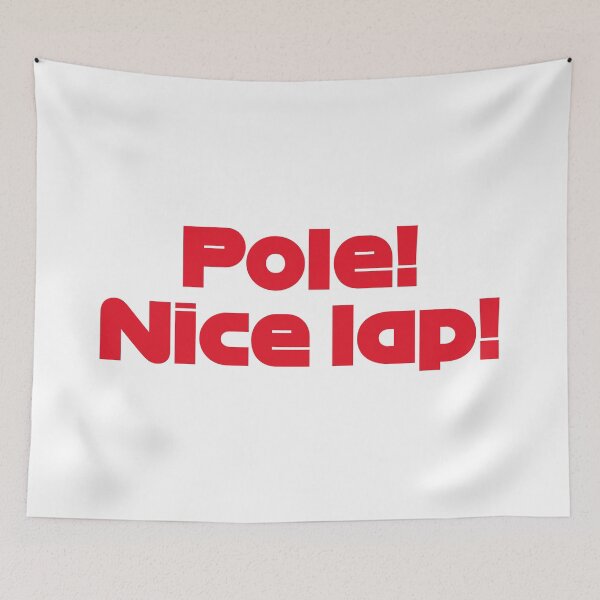 Item preview, Pole! Nice Lap! LEC. - Best Team Radio Australian GP 2022 Season (Red) designed and sold by FilipeFerreira.