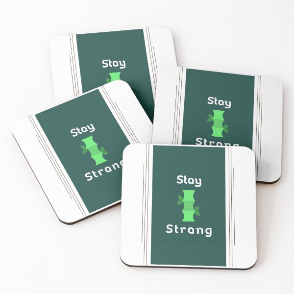 Item preview, Stay Strong - Bamboo (light) designed and sold by Quirkdom.