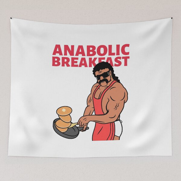 Item preview, ANABOLIC BREAKFAST BODYBUILDING GRAPHIC designed and sold by storebythom.