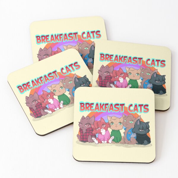 Item preview, Breakfast Cats designed and sold by LVBART.