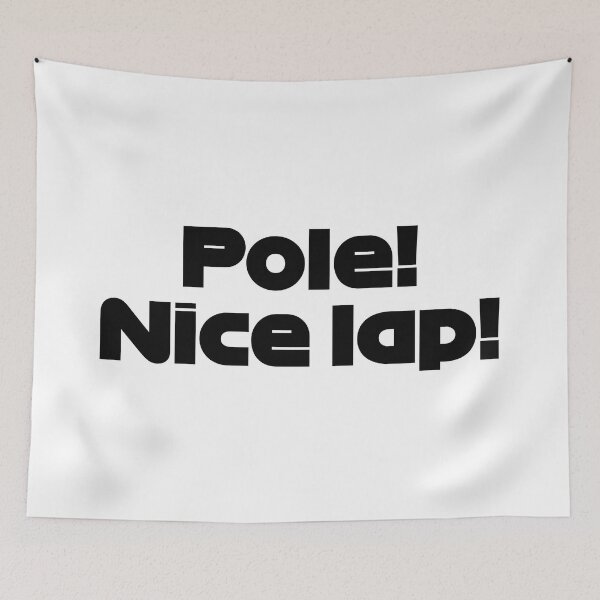 Item preview, Pole! Nice Lap! LEC. - Best Team Radio Australian GP 2022 Season (Black) designed and sold by FilipeFerreira.