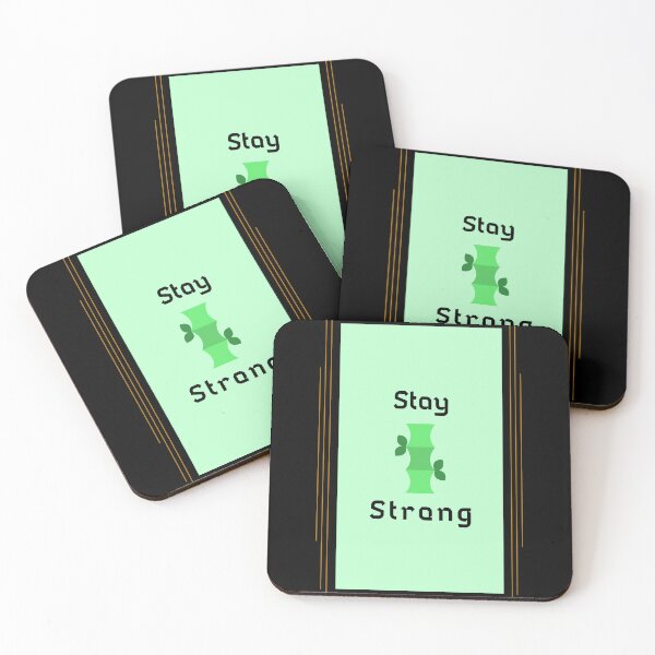 Item preview, Stay Strong - Bamboo (dark) designed and sold by Quirkdom.