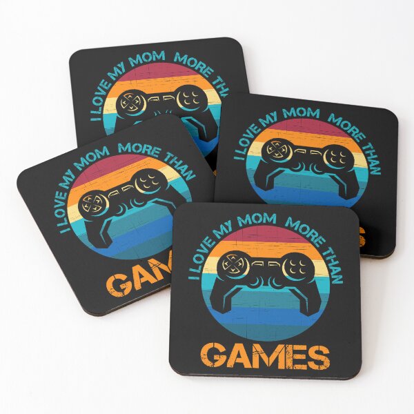 Item preview, I LOVE MY MOM MORE THAN GAMES designed and sold by OverbeeDesigns.