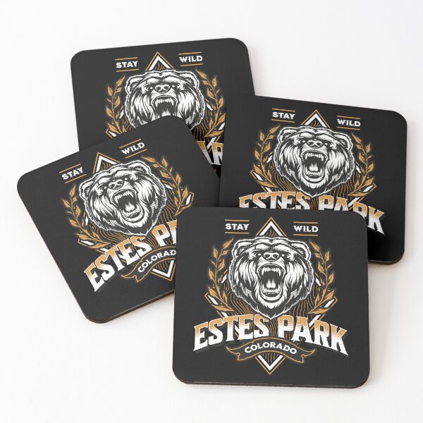 Item preview, Bear Stay Wild Travel Estes Park Colorado designed and sold by CattlettArt.