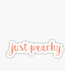 Just Peachy Sticker