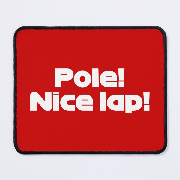 Item preview, Pole! Nice Lap! LEC. - Best Team Radio Australian GP 2022 Season (Red BG) designed and sold by FilipeFerreira.