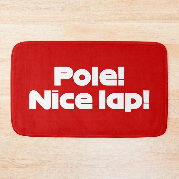 Item preview, Pole! Nice Lap! LEC. - Best Team Radio Australian GP 2022 Season (Red BG) designed and sold by FilipeFerreira.