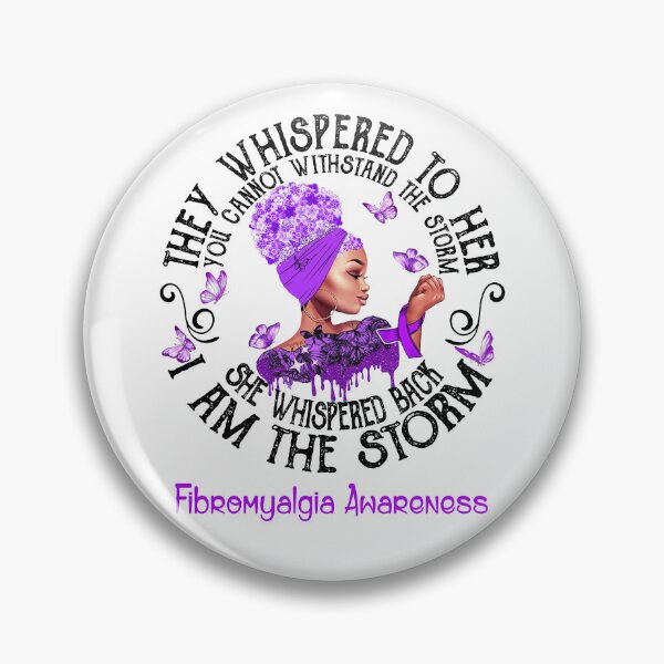 Item preview, Black Girl I Am The Storm Fibromyalgia Awareness designed and sold by Mnrshirley.