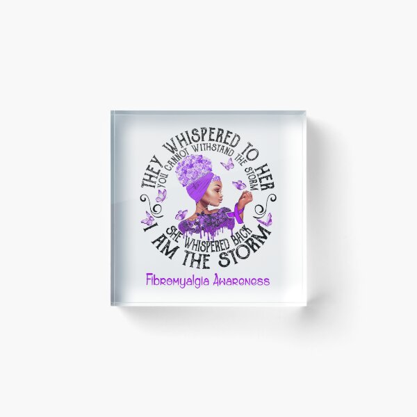 Item preview, Black Girl I Am The Storm Fibromyalgia Awareness designed and sold by Mnrshirley.