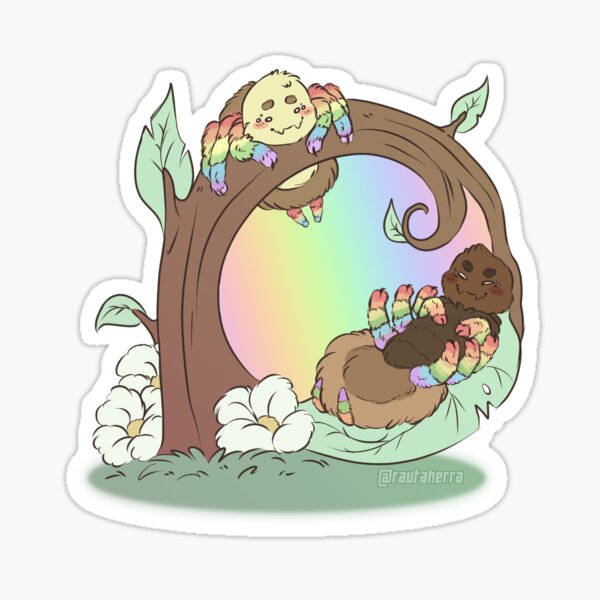 Item preview, LGBTQ+ Rainbow Tarantulas designed and sold by rautaherra.