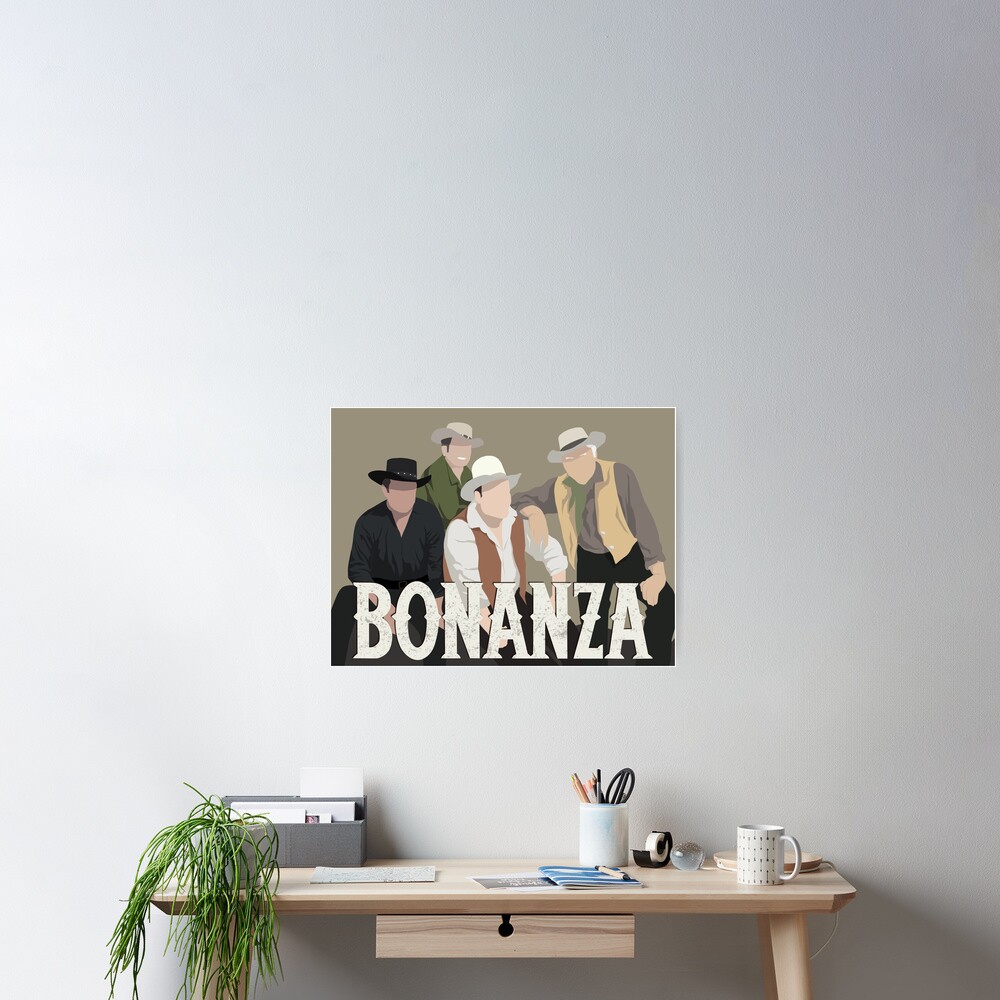 Bonanza Minimalist Portrait Poster