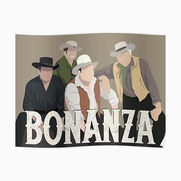 Bonanza Minimalist Portrait Poster