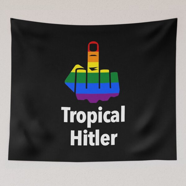 Item preview, FCK Tropical Hitler - Censored with Middle Finger designed and sold by Thelittlelord.