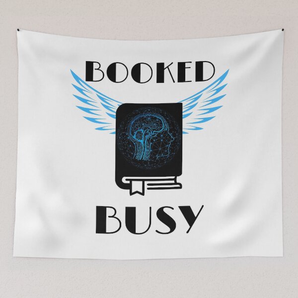 Item preview, BOOKED and BUSY designed and sold by Axeel.art.