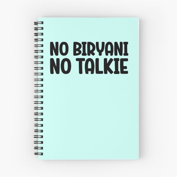 Item preview, No Biryani No Talkie designed and sold by kamrankhan.