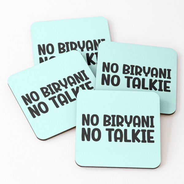 Item preview, No Biryani No Talkie designed and sold by kamrankhan.