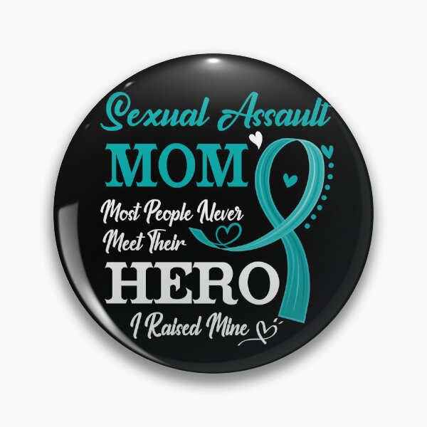 Item preview, Proud Sexual Assault Mom Most People Never Meet Their Hero I Raised Mine Sexual Assault Awareness designed and sold by Kohend.