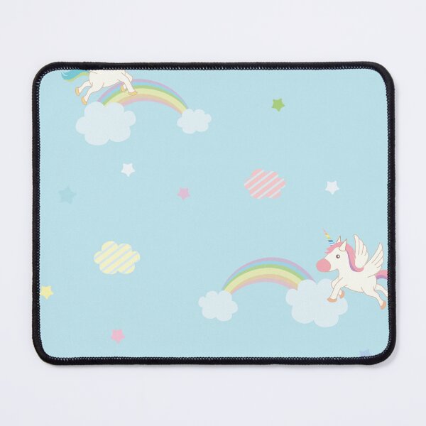 Item preview, Baby Blue Rainbow Unicorn designed and sold by newburyboutique.