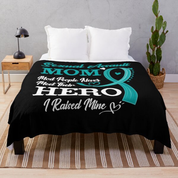 Item preview, Proud Sexual Assault Mom Most People Never Meet Their Hero I Raised Mine Sexual Assault Awareness designed and sold by Kohend.