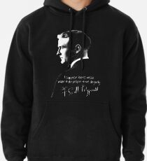 F. Scott Fitzgerald Design Pullover Hoodie