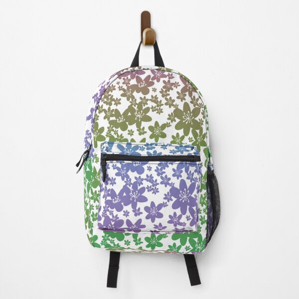 Item preview, Floral Rainbow Gradient on White designed and sold by artofnicolee.