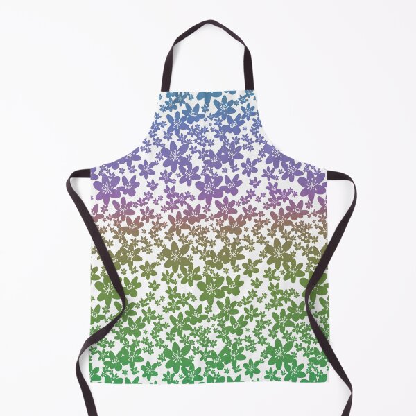Item preview, Floral Rainbow Gradient on White designed and sold by artofnicolee.