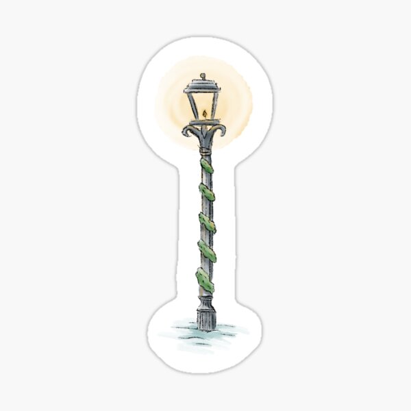 narnia lampost Sticker