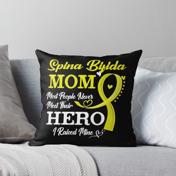 Aperçu de l'œuvre Fière maman atteinte de spina-bifida La plupart des gens ne rencontrent jamais leur héros J'ai sensibilisé les miens au spina-bifida créée et vendue par Kohend.