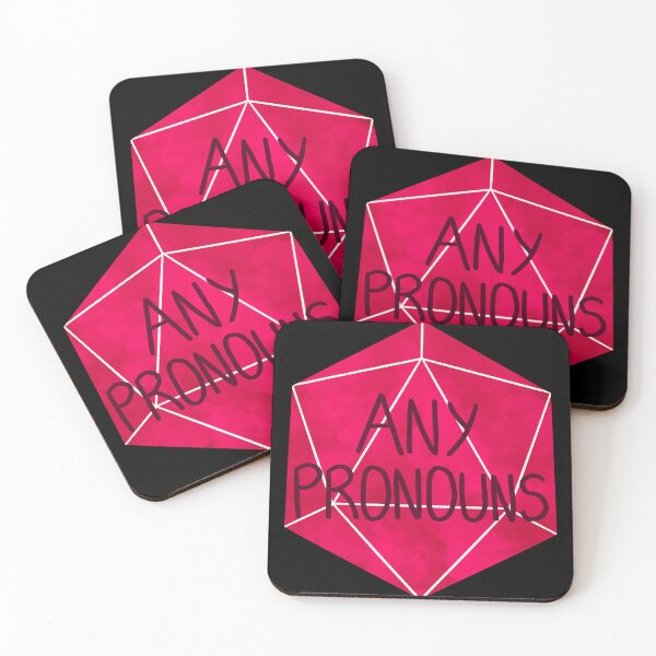 Item preview, Any Pronouns Dice Pronouns designed and sold by AstralAbraxas.