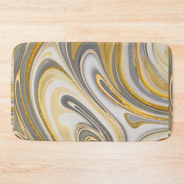 Item preview, Elegant Gold and Gray Marble Pattern designed and sold by silviaol.