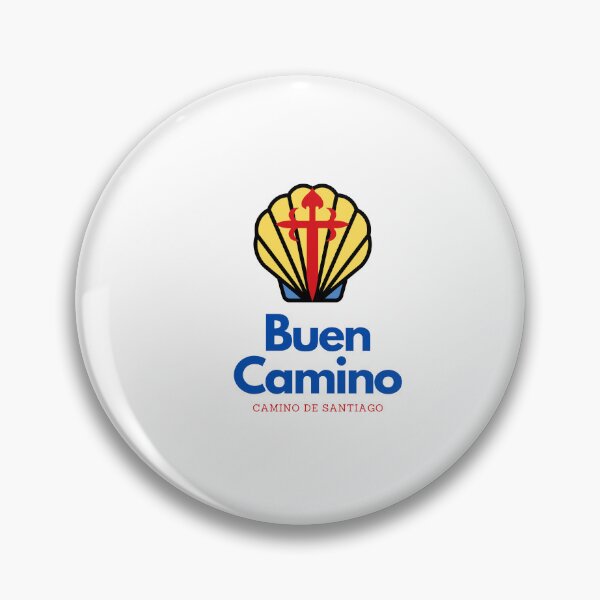 Item preview, Buen Camino St James Seashell Camino Santiago Sticker designed and sold by explorecity.