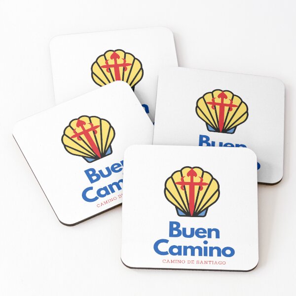 Item preview, Buen Camino St James Seashell Camino Santiago Pegatina designed and sold by explorecity.