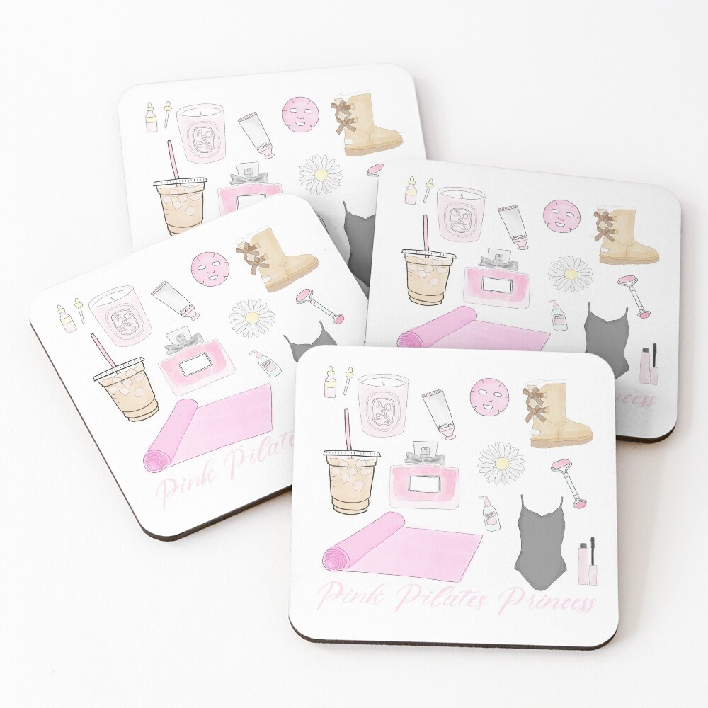 pink pilates princess mood board  Greeting Card for Sale by Lauren Jane୨୧