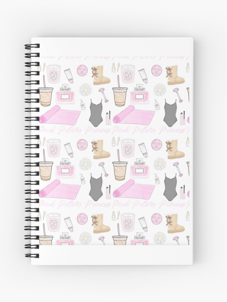 pink pilates princess mood board  Spiral Notebook for Sale by Lauren  Jane୨୧