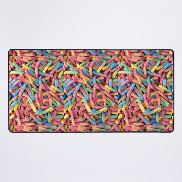 Item preview, Rainbow Neon Gummy Worms designed and sold by newburyboutique.