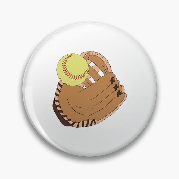 Item preview, softball and glove designed and sold by oliviaott.