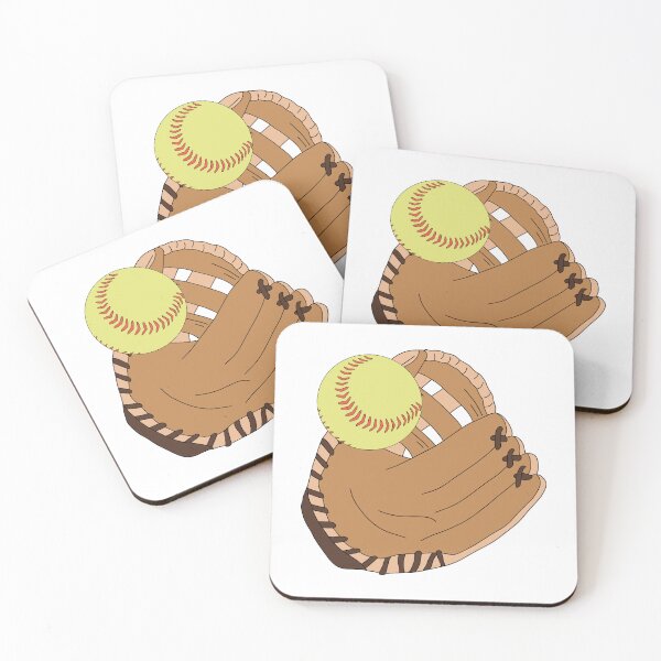 Item preview, softball and glove designed and sold by oliviaott.