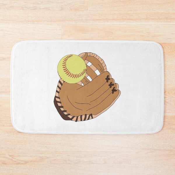 Item preview, softball and glove designed and sold by oliviaott.